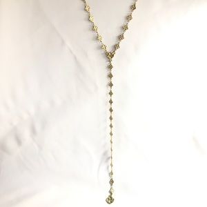 Chico’s matted gold toned necklace